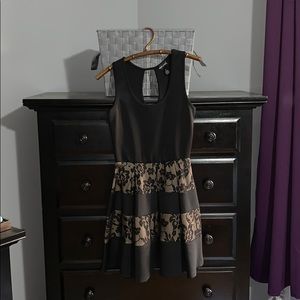 Black and Tan dress from Wet Seal